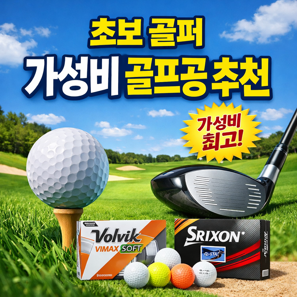 초보 골퍼 가성비 골프공 추천 &ndash; 가격 대비 성능 좋은 공은 이것