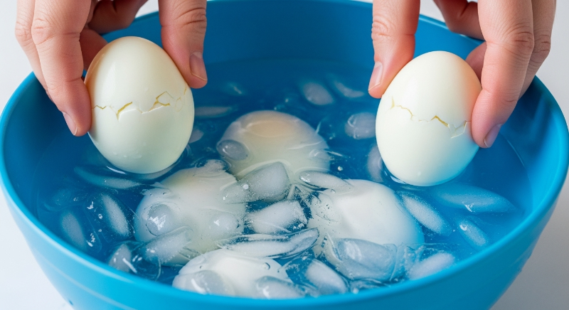 얼음물 샤워 (급랭):