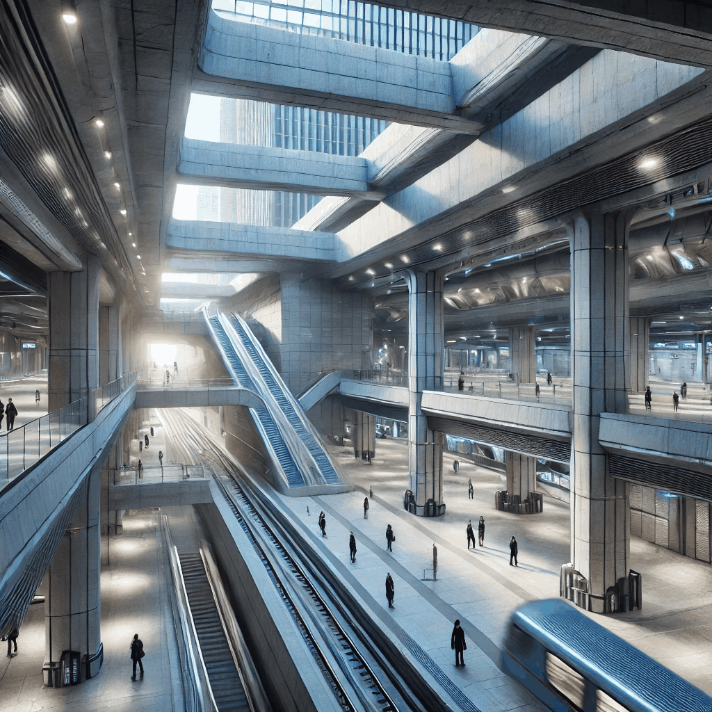 지하 건축물의 이미지