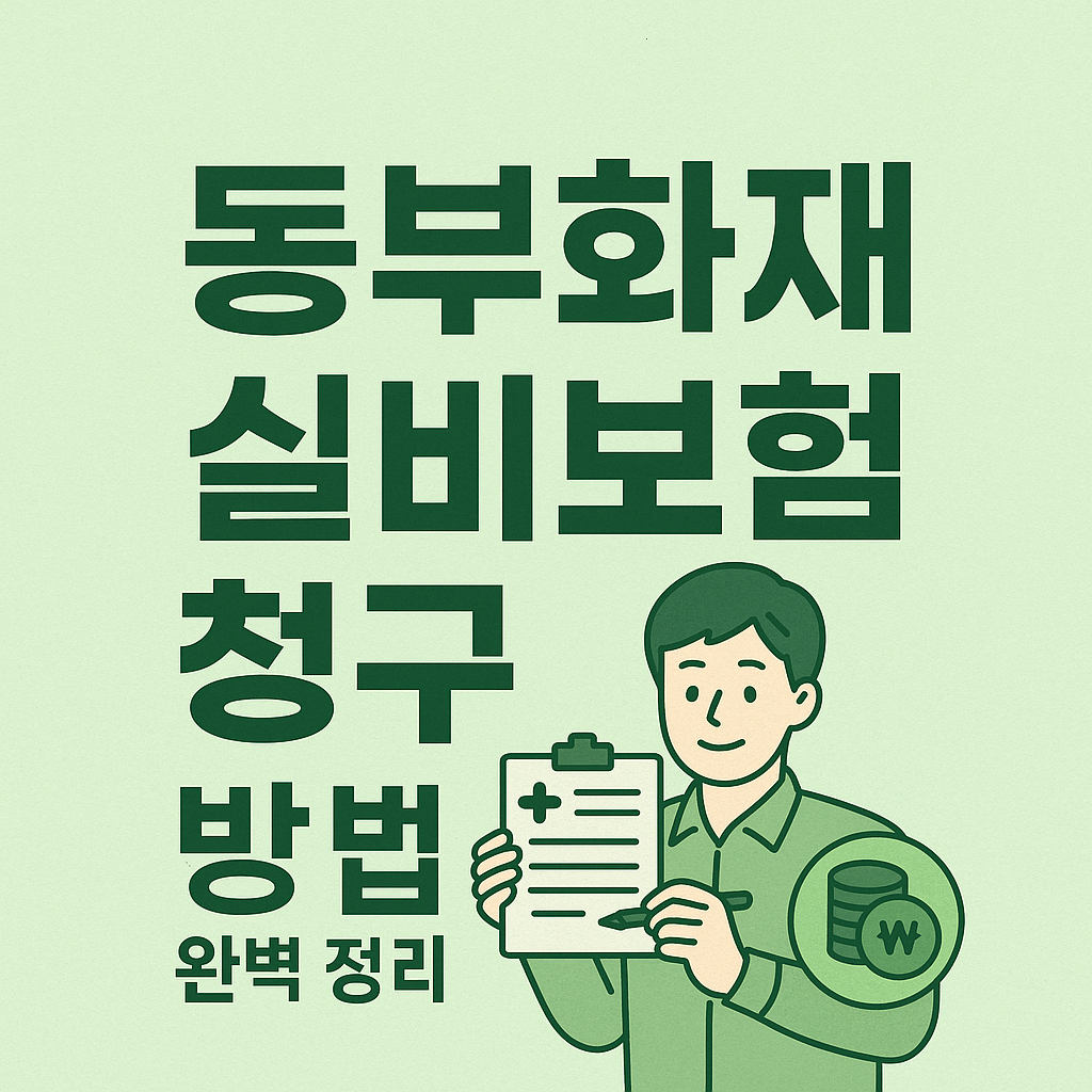 동부화재 실비보험 청구 서류 방법 완벽 정리 썸네일