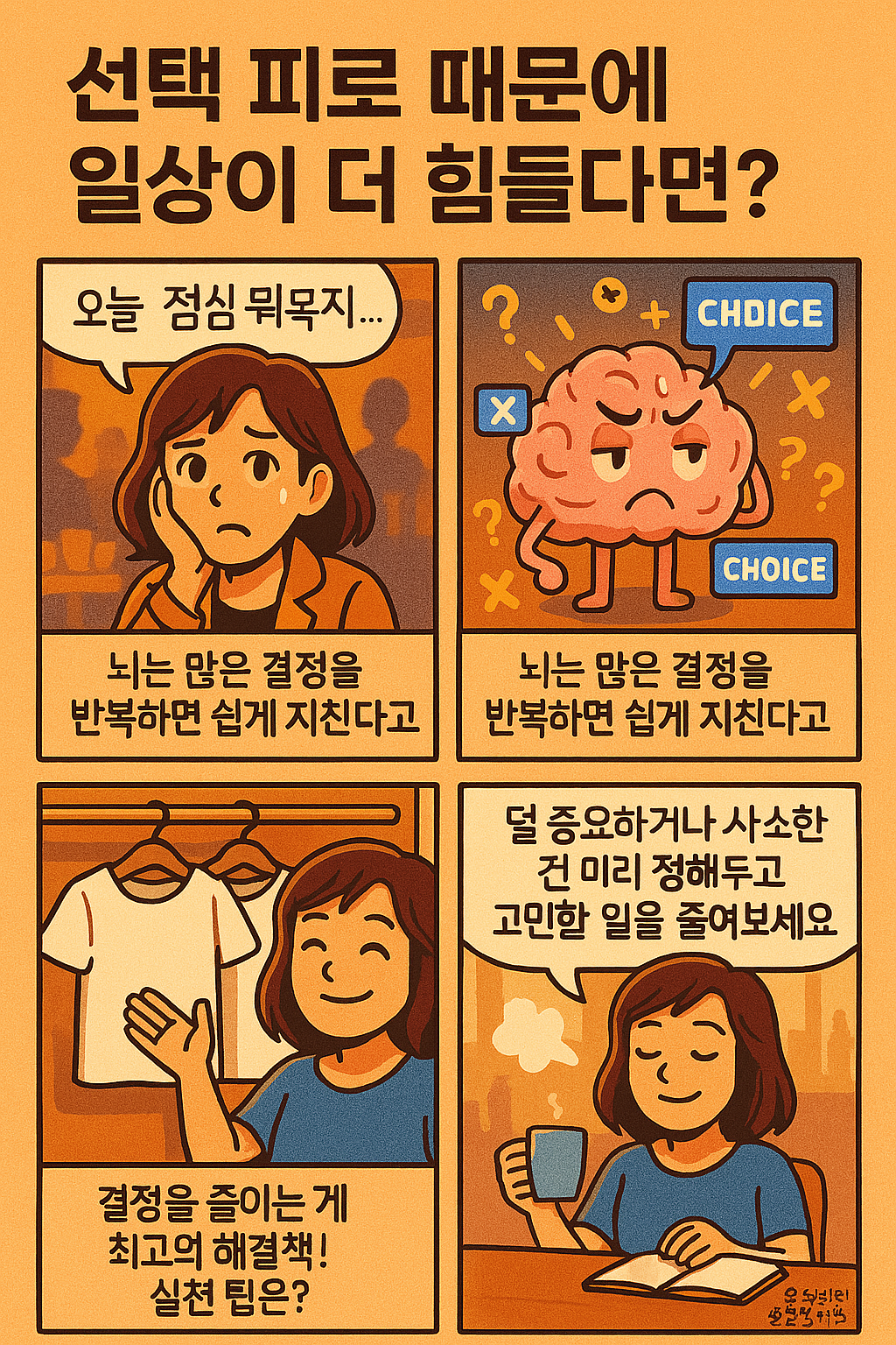 선택 피로, 뇌심리