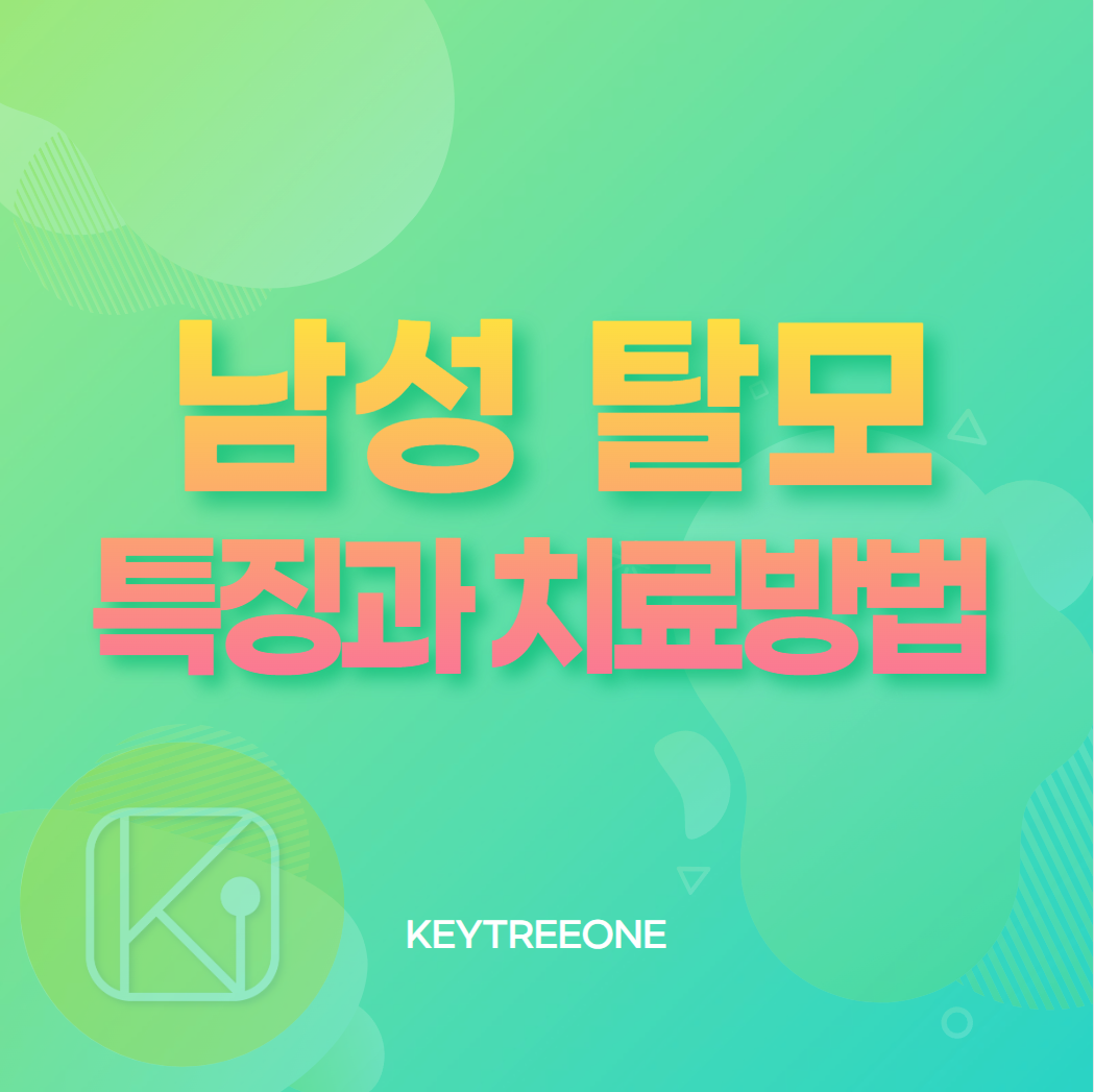 남성 탈모 특징과 치료방법