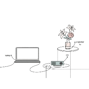 노트북 무선 프로젝터 설정 및 TV&middot;빔프로젝터 연결 가이드 이미지