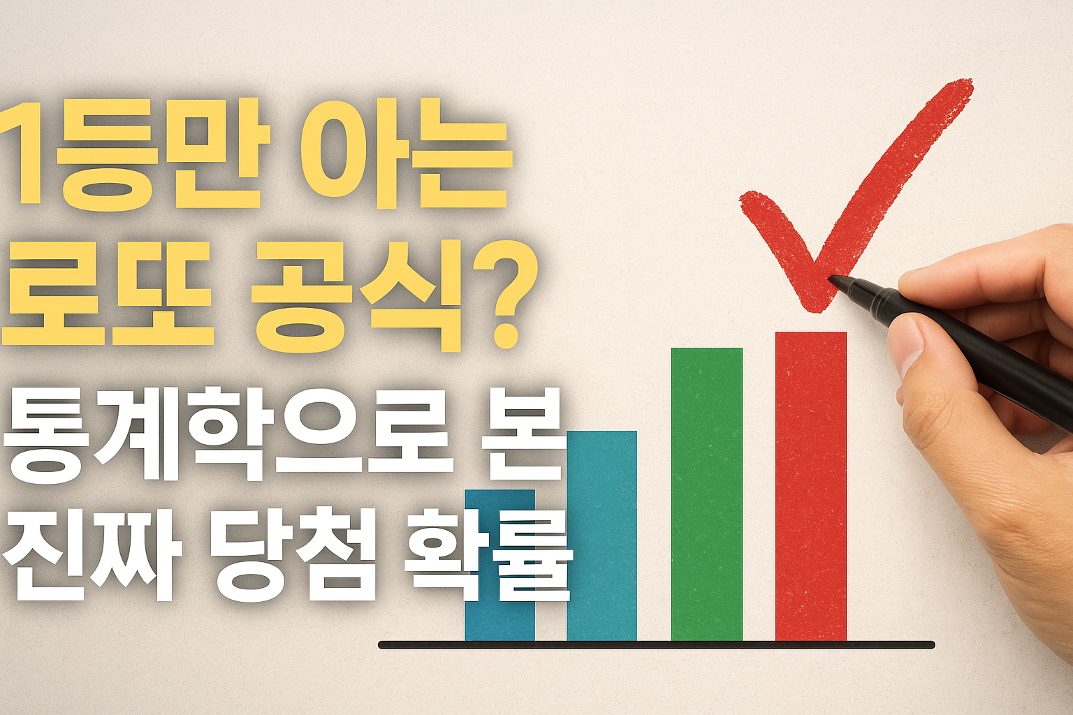 1등만 아는 로또 공식? 실제 통계로 본 진짜 당첨 확률