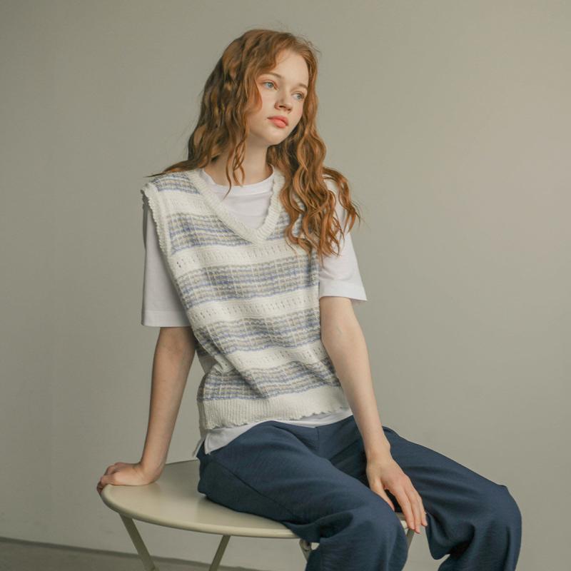 피그먼트 썸머트위드조끼 ON PBBM-NVTW023 LE1211293624