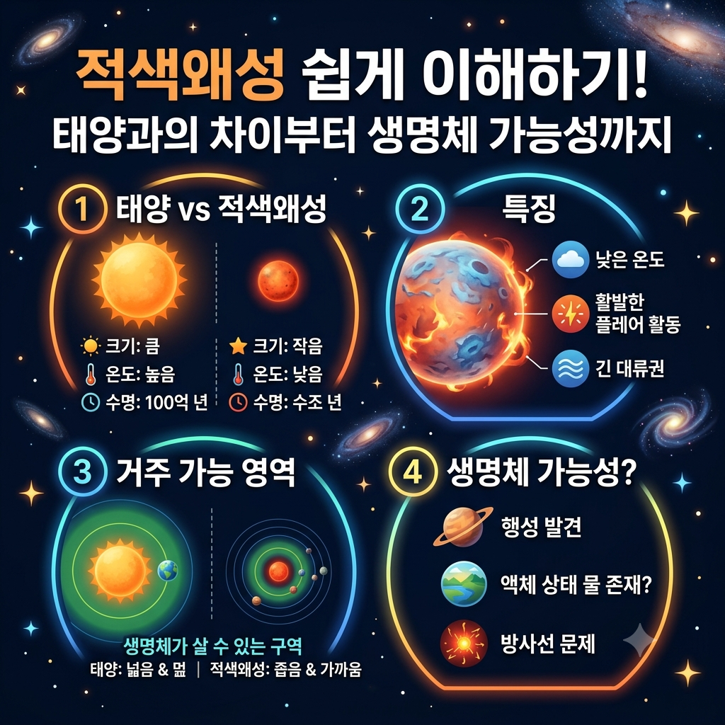 적색왜성 쉽게 이해하기