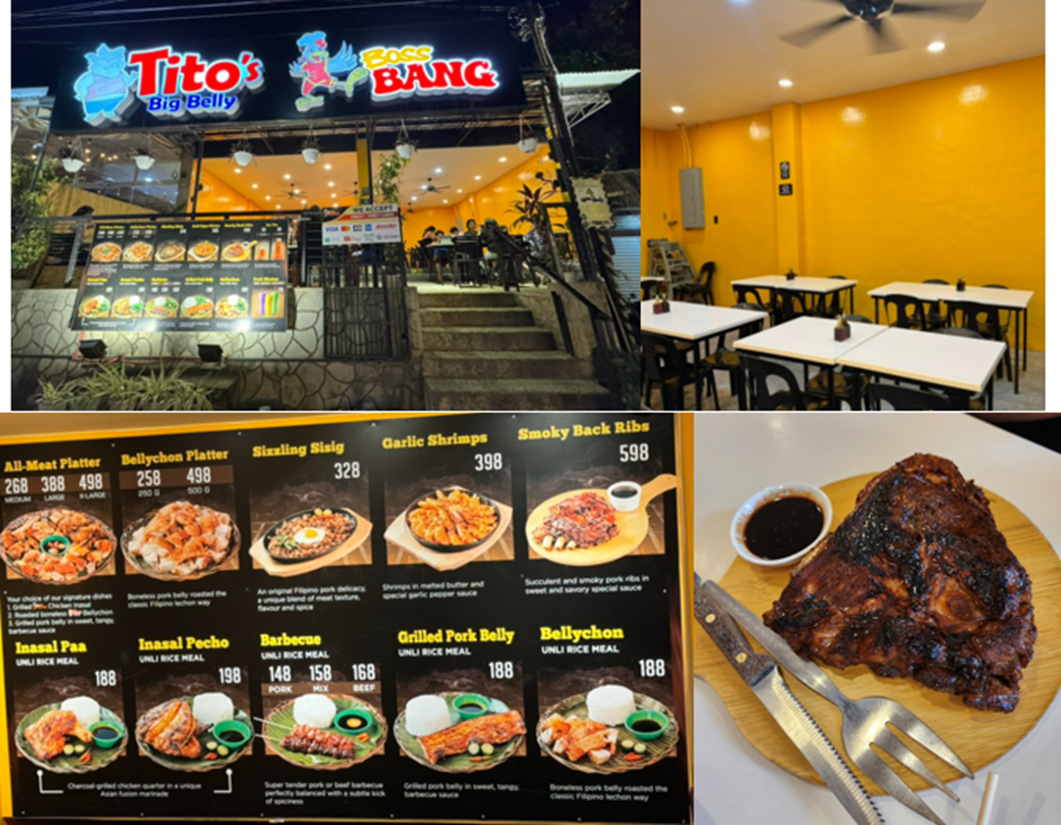 보홀-맛집-Tito's-Big-Belly-메뉴