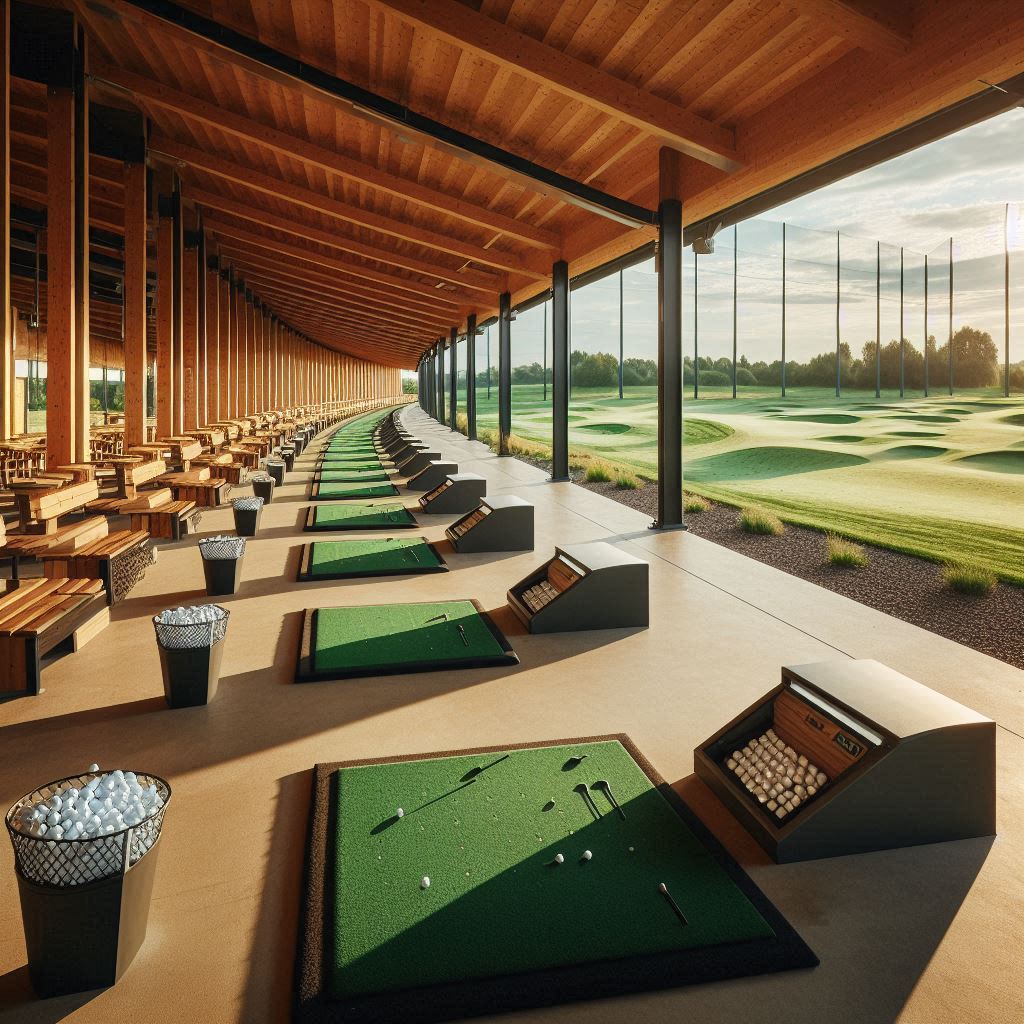 실외골프연습장 배경
