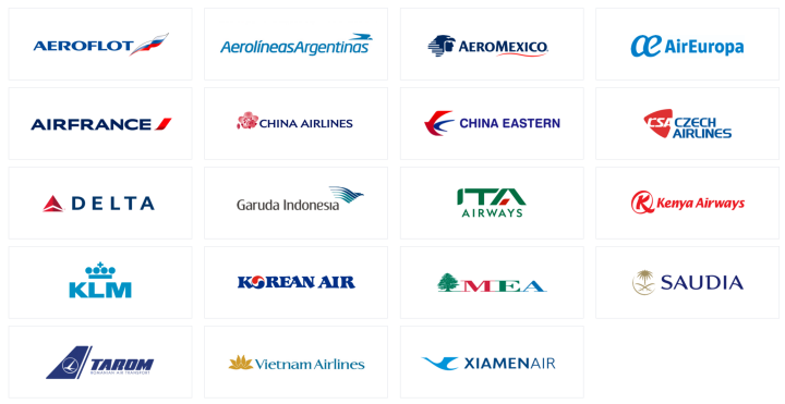 스카이팀 소속 항공사