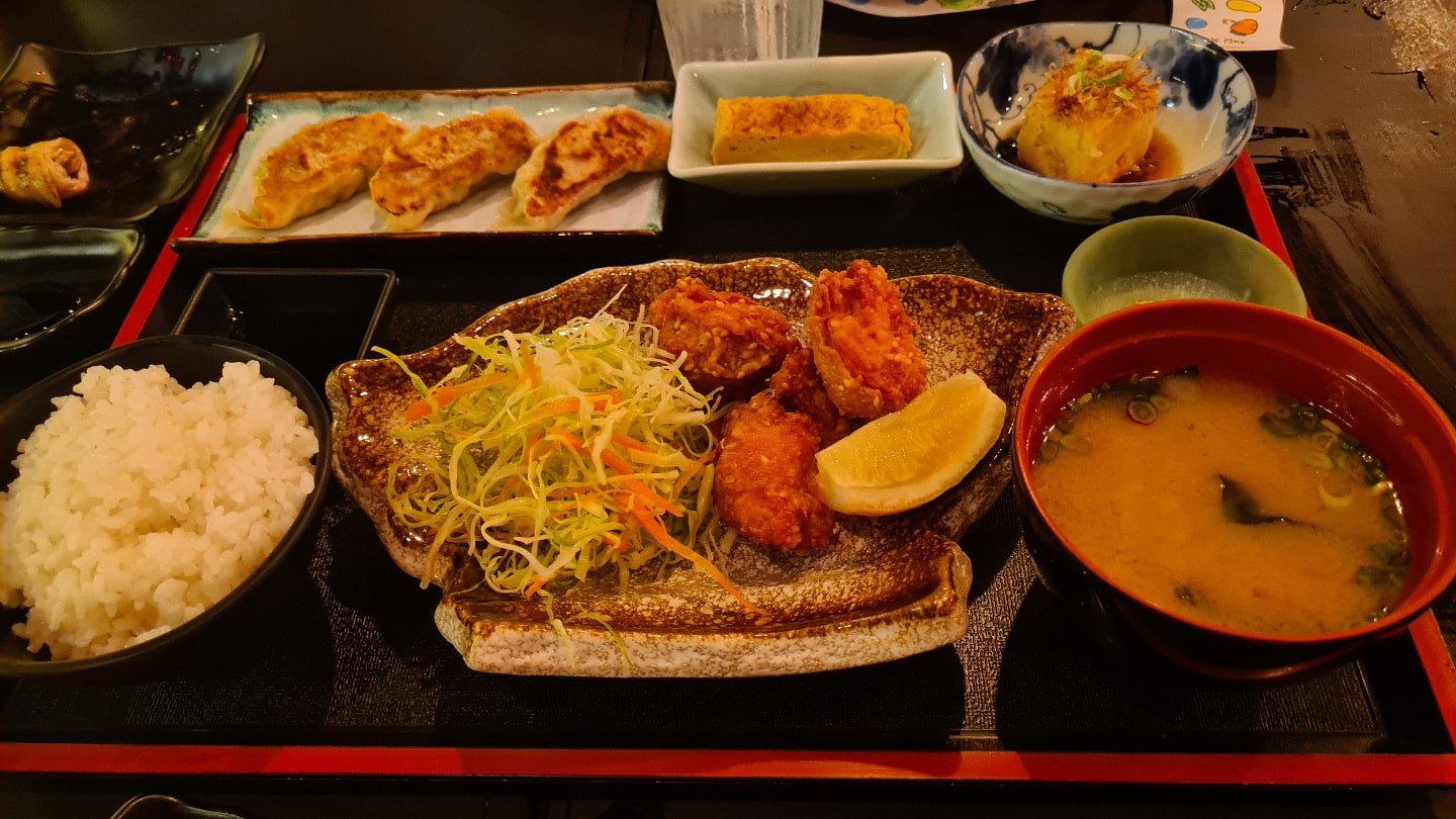 치킨 도시락 세트