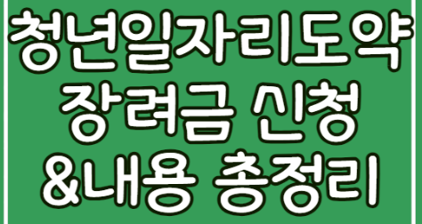 청년 일자리 지원금