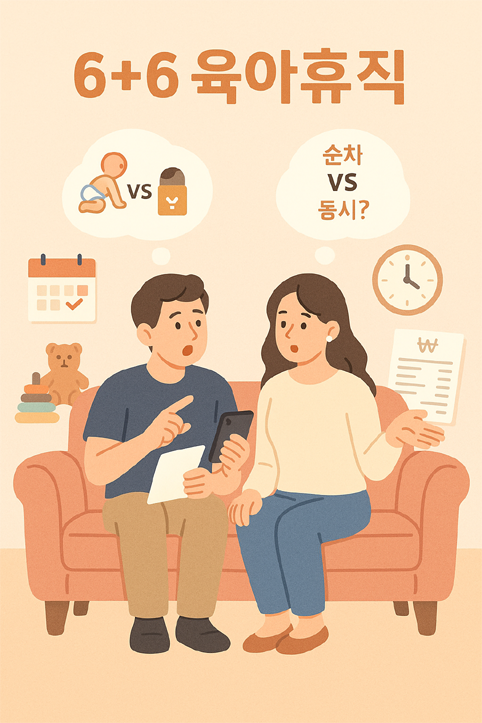 6+6 육아휴직 이미지