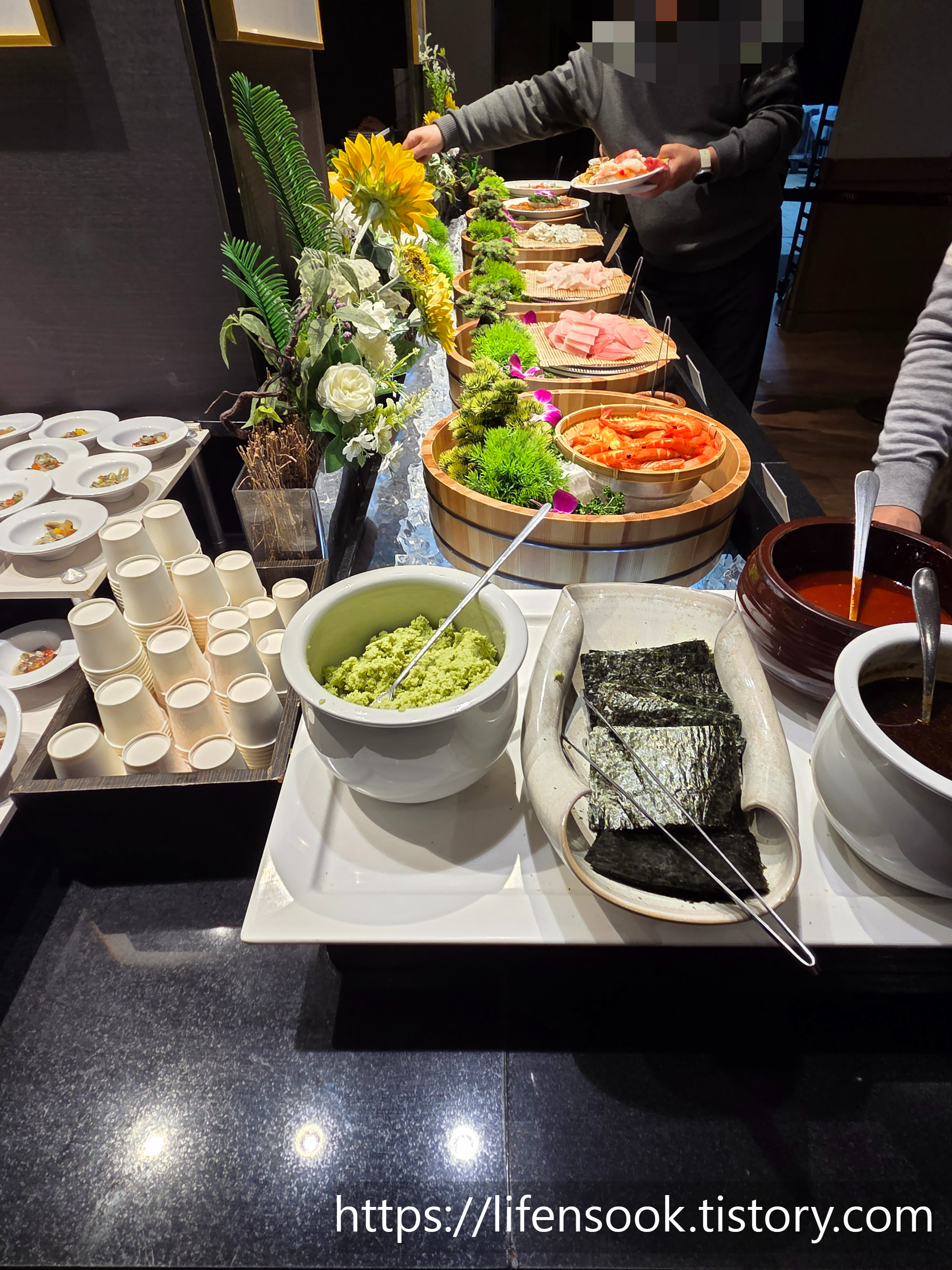 AW컨벤션 테라스볼룸 5층 연회장 푸드라인 1