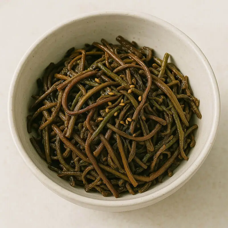 제주도 특산물 음식 고사리나물(채집, 삶기, 양념) 관련사진