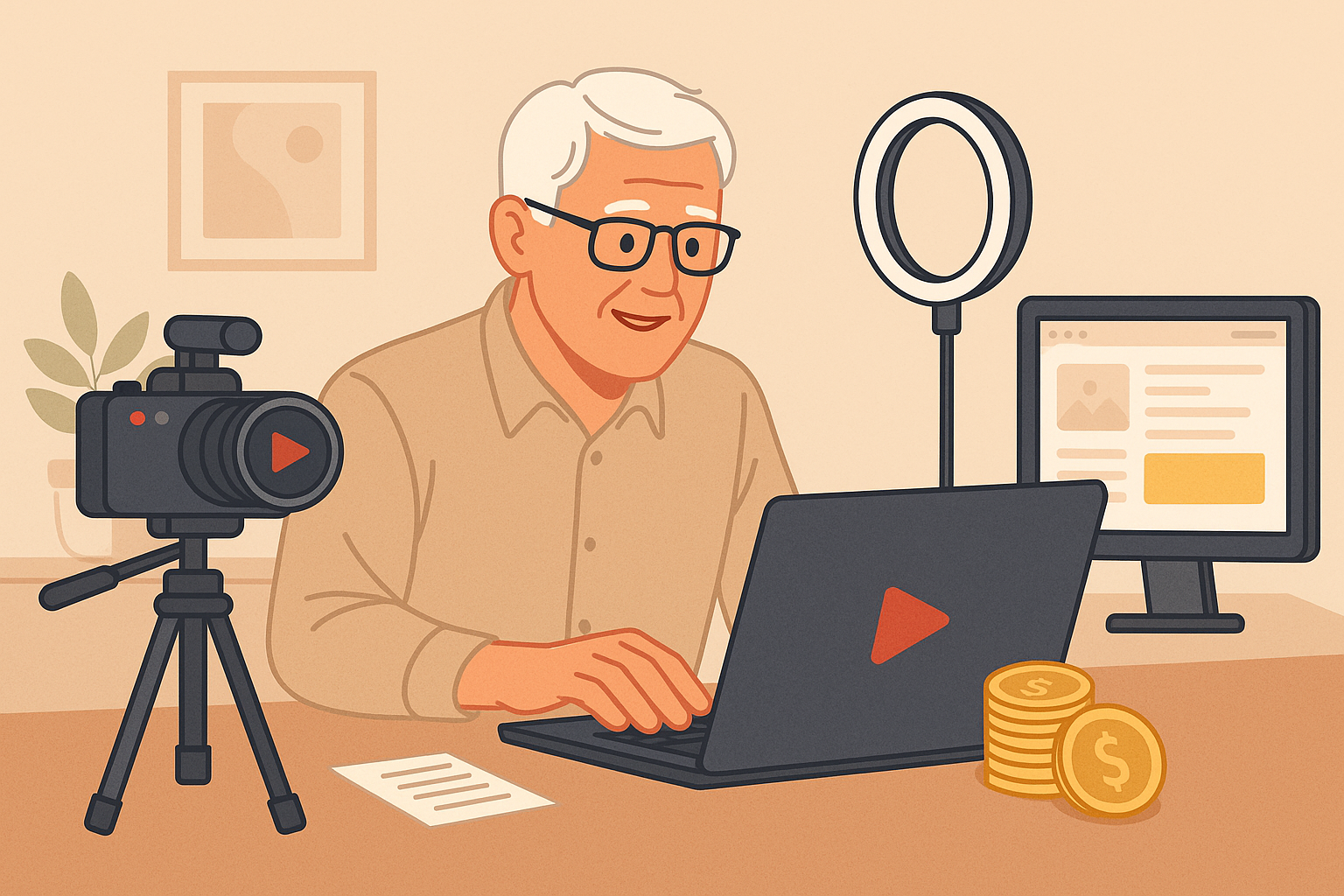 시니어 유튜버 두 배의 수익 기회 전략