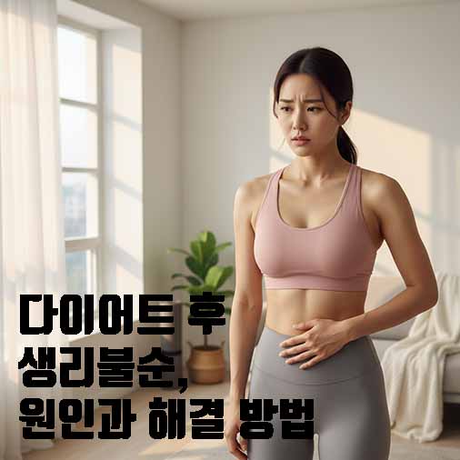 다이어트 후 생리불순, 원인과 해결 방법
