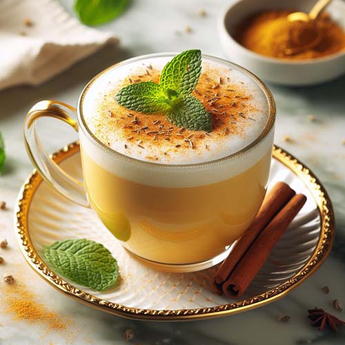 강황-황금우유라떼