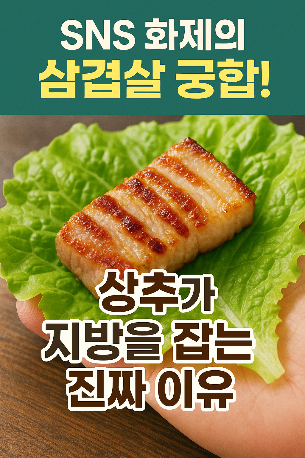 삼겹살과 상추