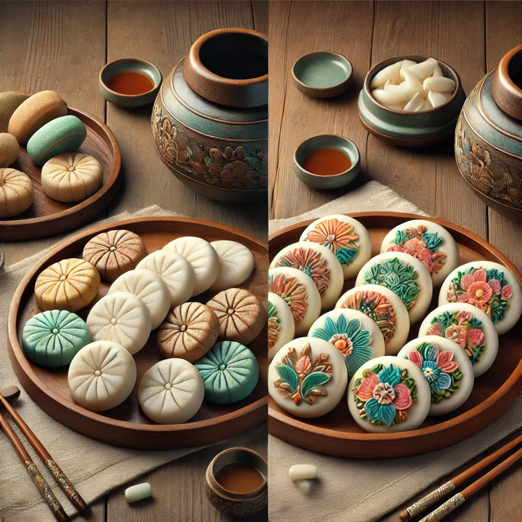 절기 떡과 궁중 떡의 차이