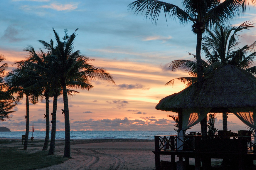 Kota kinabalu, Shangri-la, Beach