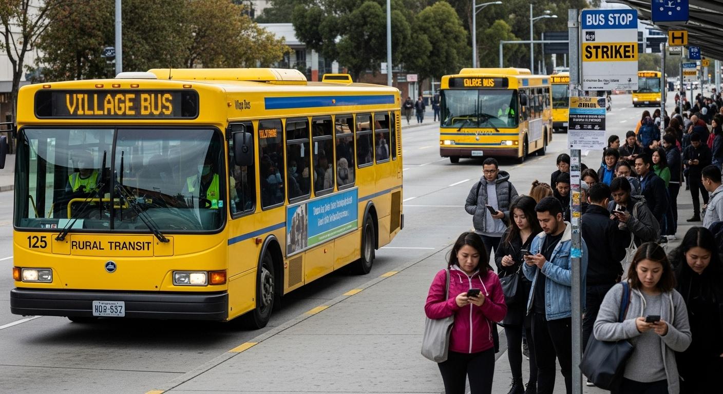 시내버스 파업 마을버스