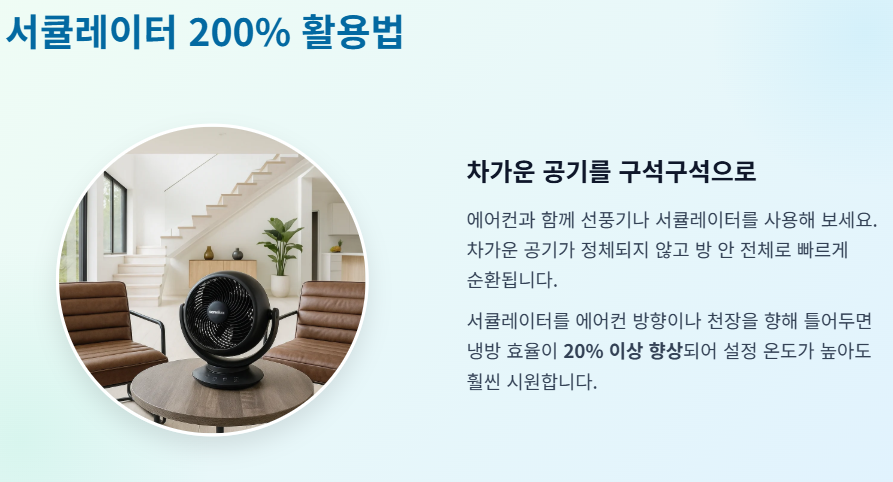 에어컨 적정 실내온도