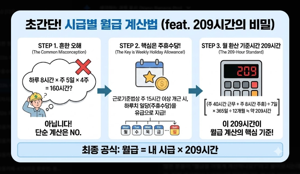 2026 시급 인상률 총정리 - 월급 계산부터 실수령액까지