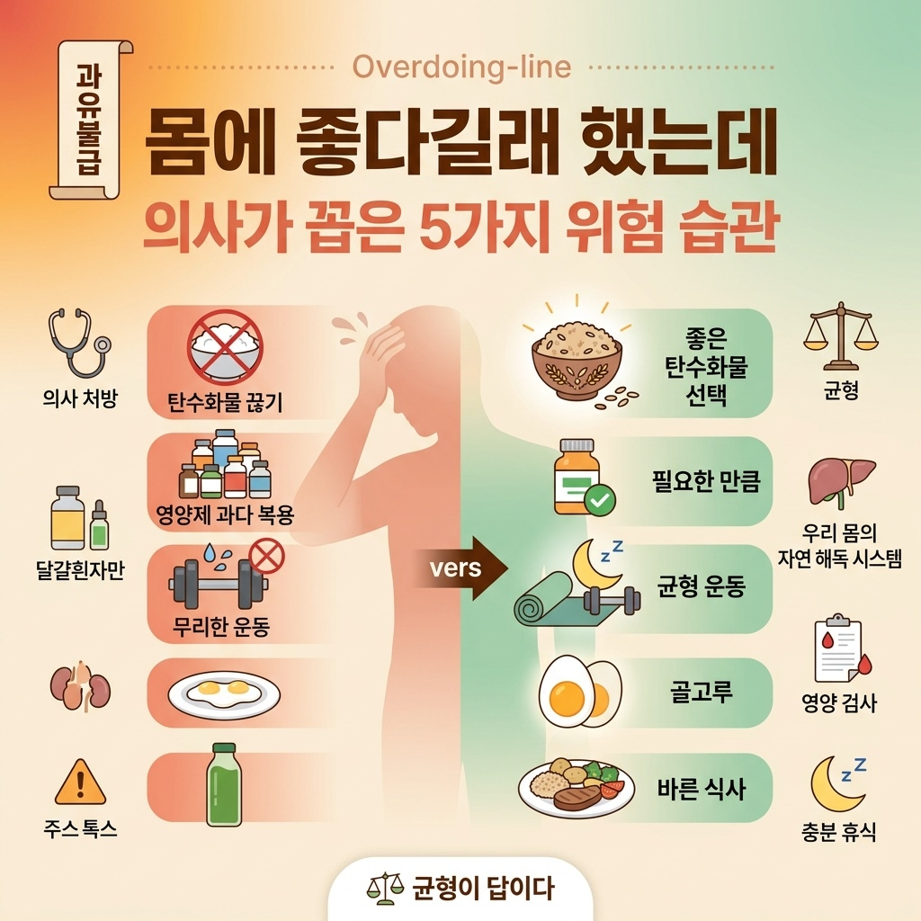 “몸에 좋다길래 했는데”…의사가 꼽은 오히려 건강 해칠 수 있는 습관...