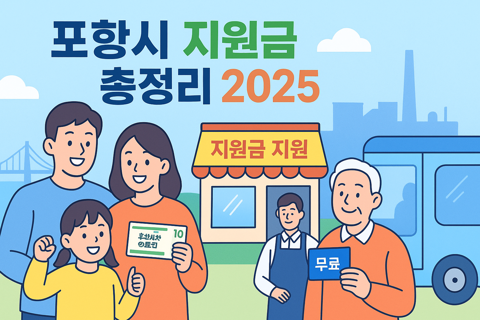 2025년 경상북도 포항시 지원금 총정리 신청 방법 & 대상별 혜택 안내