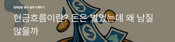 현금흐름이란? 돈은 벌었는데 왜 남질 않을까