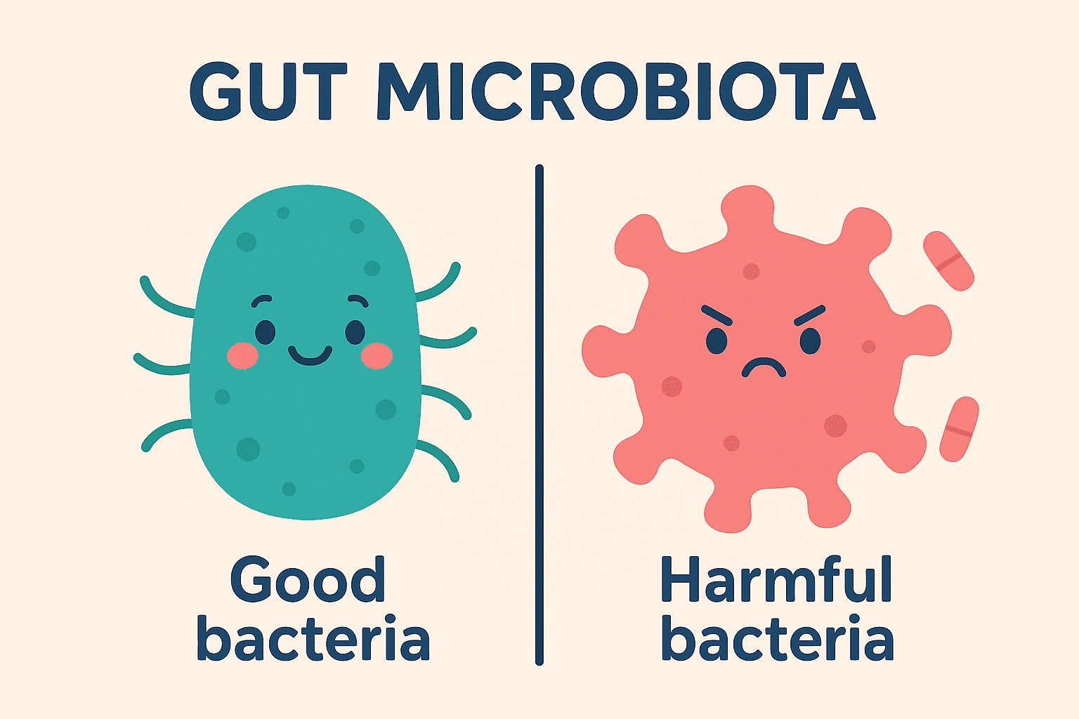 장내 환경 유익균 유해균 관련 사진