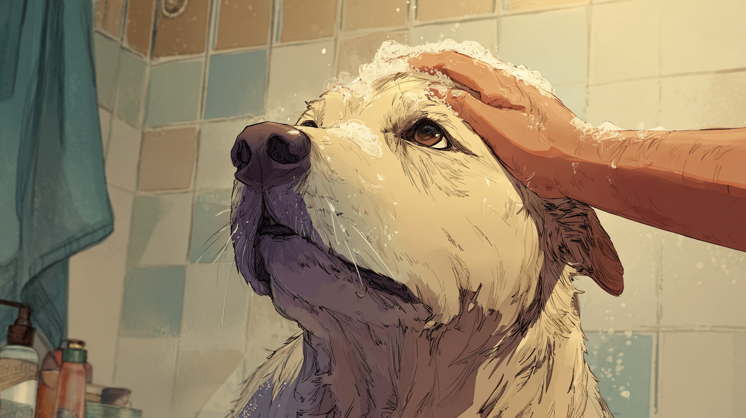 강아지 목욕 시키는 방법