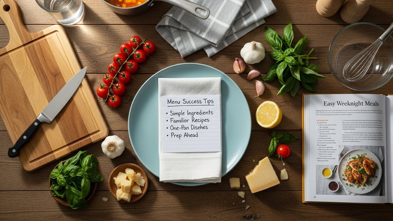 요리를 잘 못해도 실패 없는 메뉴 고르는 현실적인 기준과 선택 방법