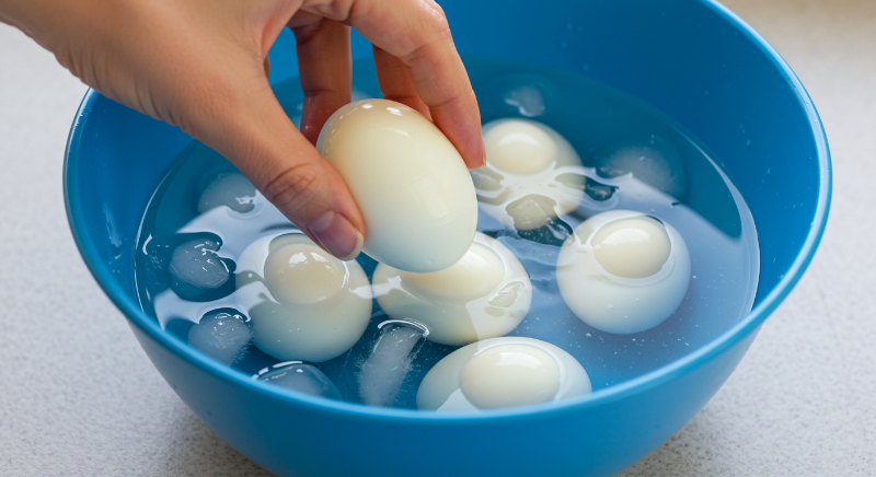 계란 끝 톡톡 치기