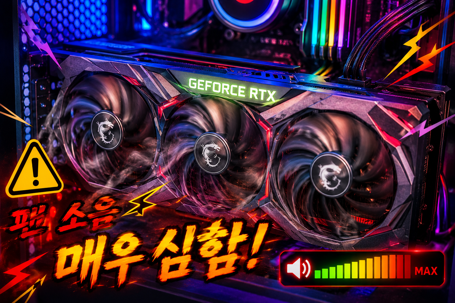 그래픽카드 팬 소음 심함 해결방법 총정리 급발진 소음 원인 서멀 교체 방법