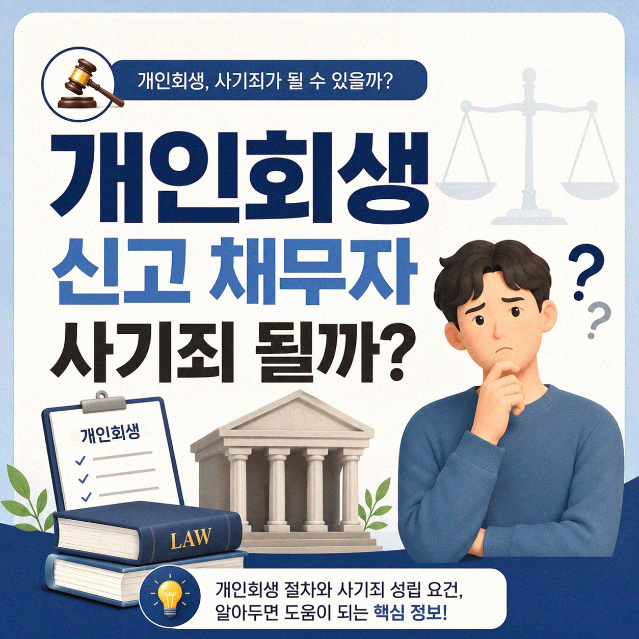 개인회생 신고 시 채무자 사기죄 성립 여부, 경험담과 함께 짚어봅니다
