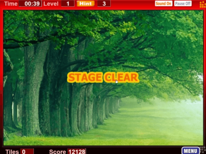 주방기구-짝맞추기-플래시게임-종료-화면