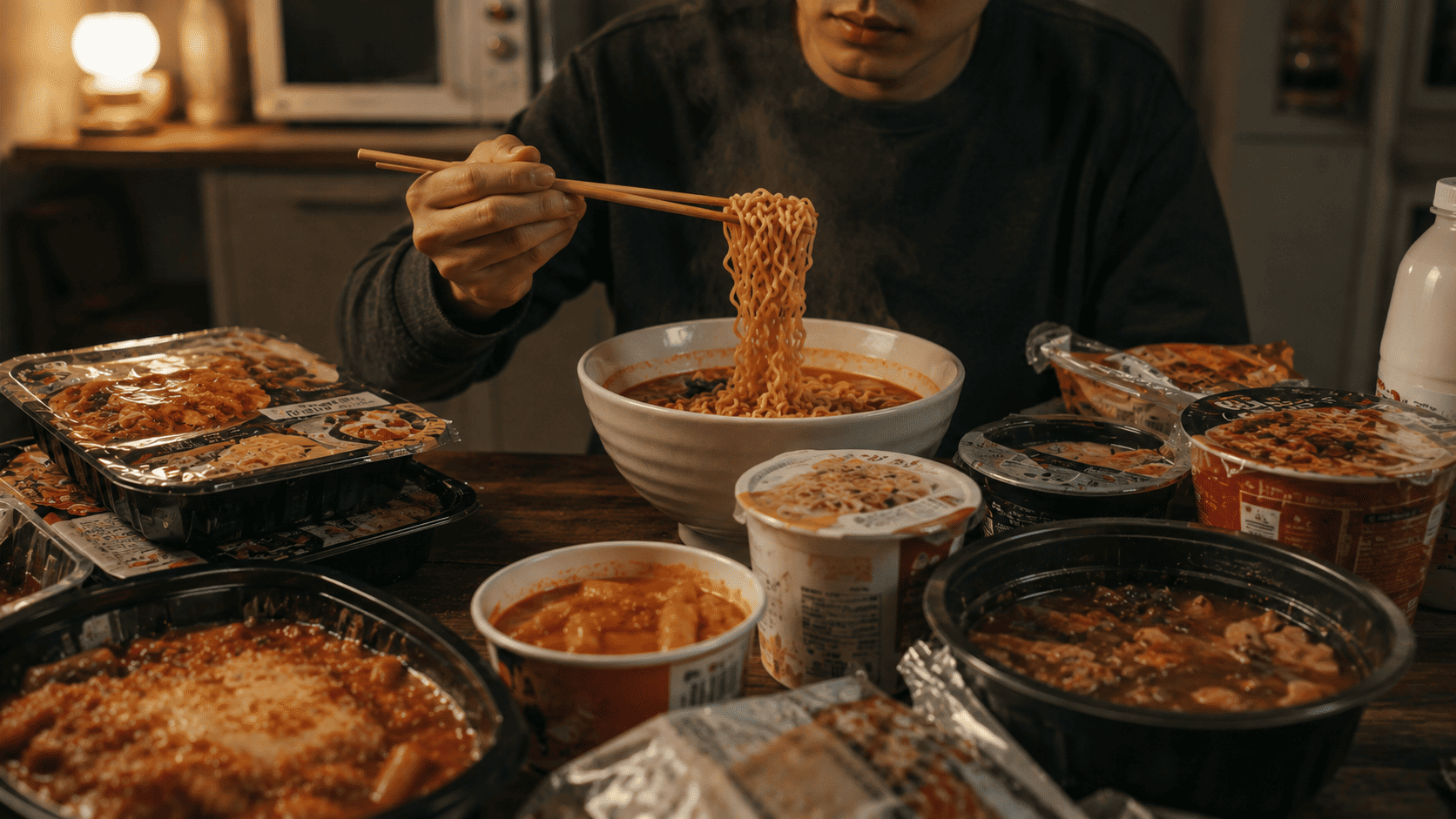 라면과 즉석식품 나트륨 비교
