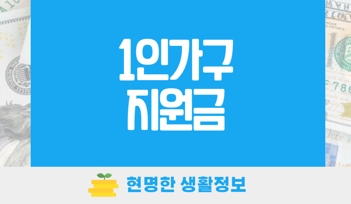 1인가구 지원금