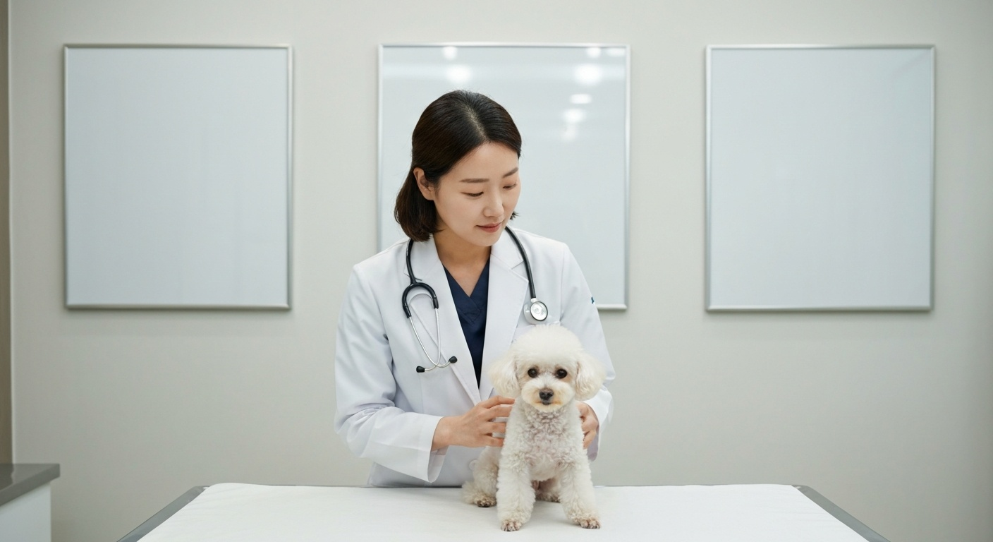 강아지 동물병원 진료