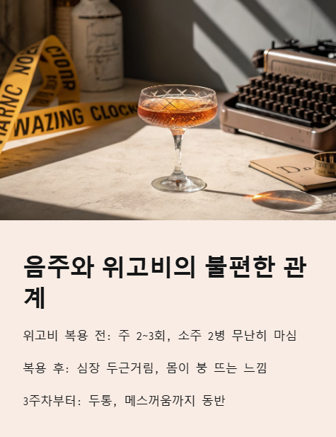 음주와 위고비의 불편한 관계