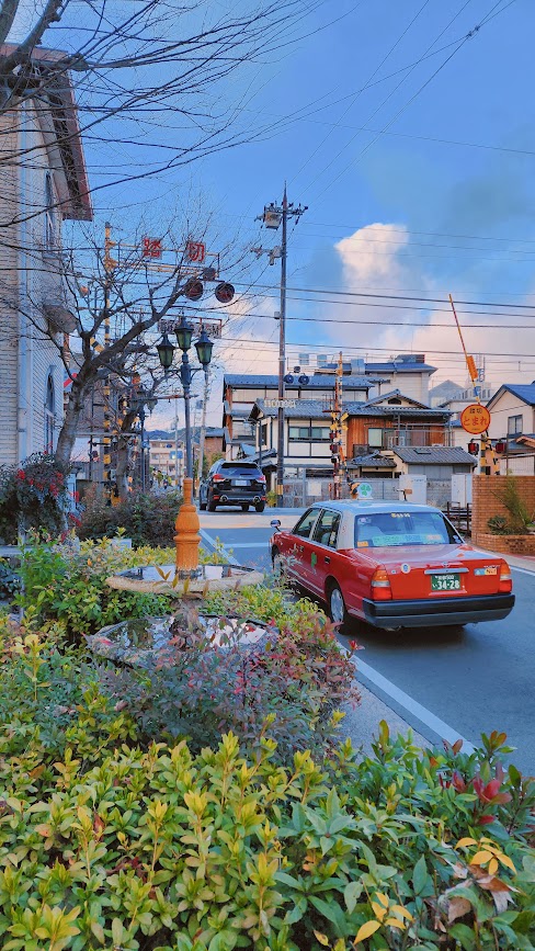 일본 소도시 거리 풍경