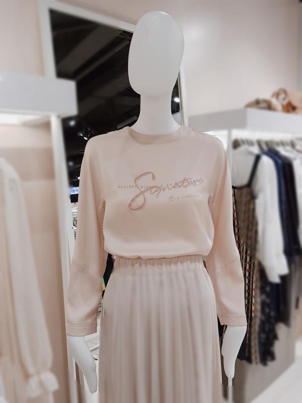 EnC 라운드 루즈핏 쉬폰 블라우스 61O 61O BA013