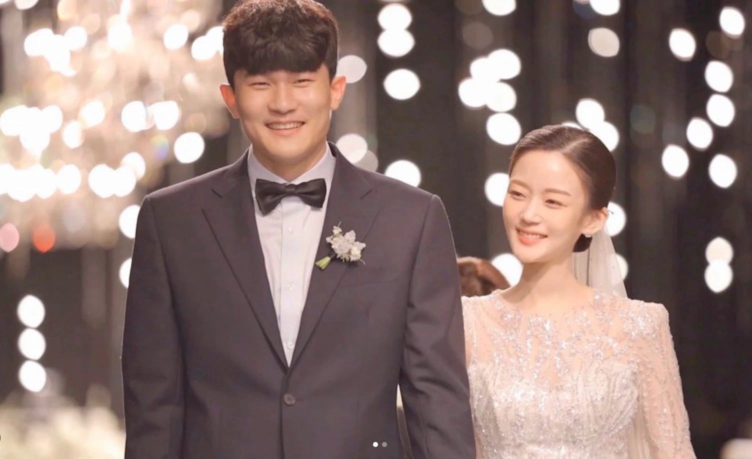 김민재 결혼식 모습