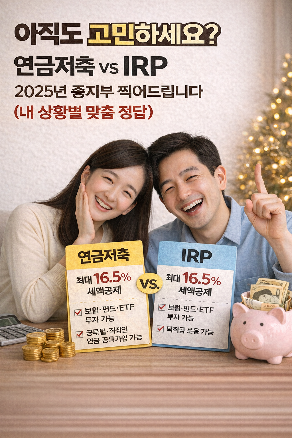 [2026년]연금저축 vs IRP, "아직도 고민하세요?" 종지부 찍어드립니다 (내 상황별 맞춤 정답)