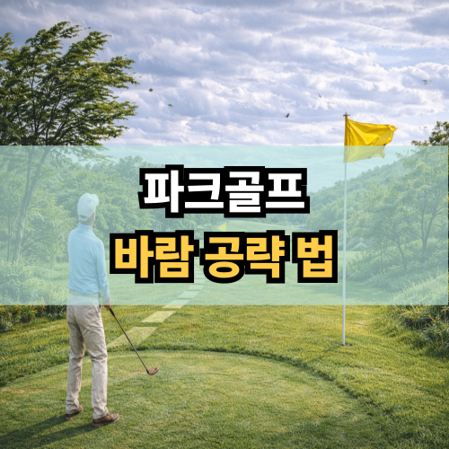 파크골프, 바람 부는 날 점수 관리법 - 파크골프 낮은샷과 스코어 관리법
