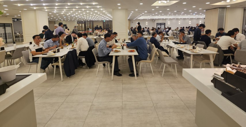 연회장 좌석 사진