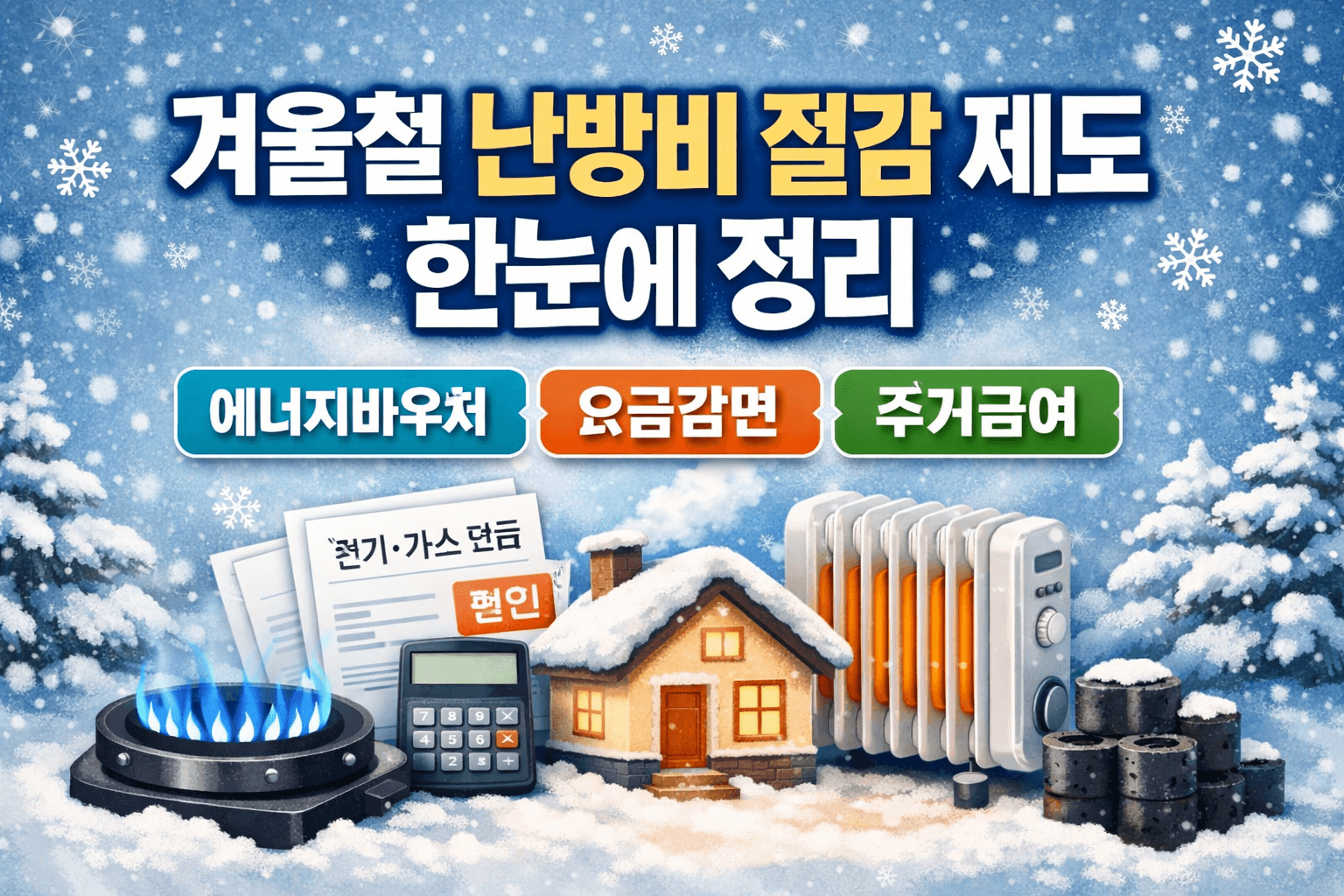 겨울철 난방비 절감 제도 한눈에 정리썸네일