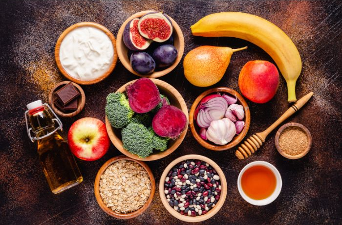 채소, 통곡물, 플레인 요거트 등으로 구성된 &lsquo;장 건강 식단&rsquo;