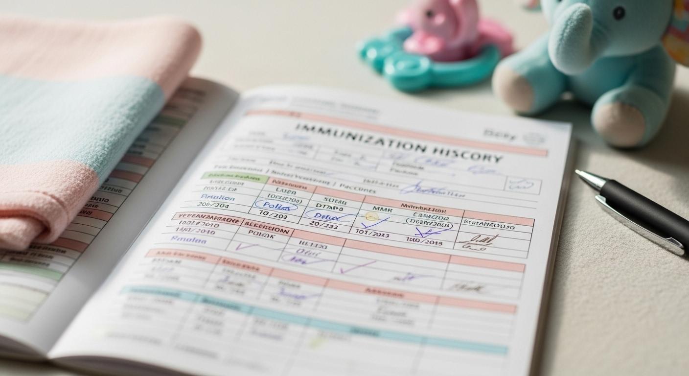 아기 예방접종 내역 조회 방법